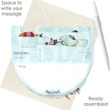 Kartka okolicznościowa Santoro PopnRock | Ryby