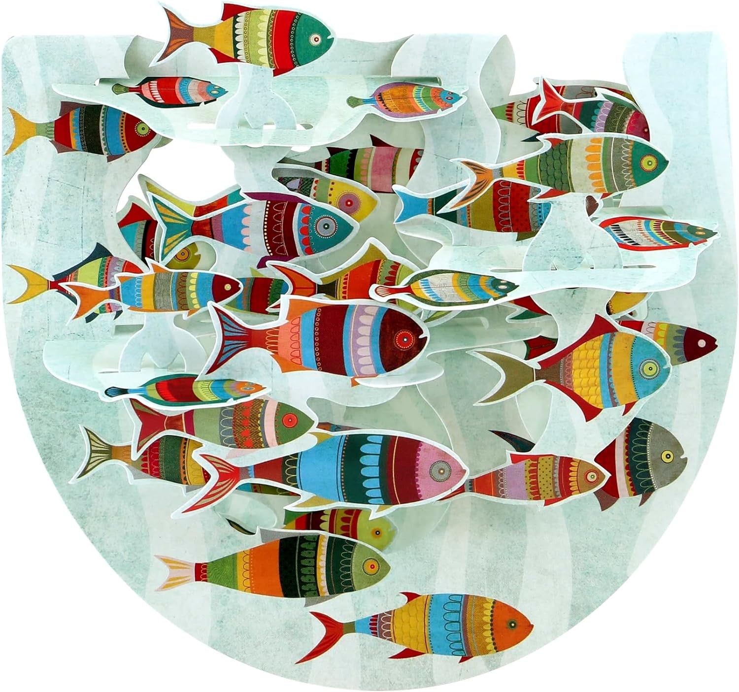 Kartka okolicznościowa Santoro PopnRock | Ryby