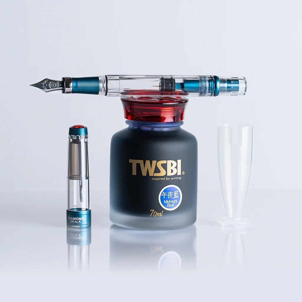 Pióro wieczne TWSBI Diamond 580 AL | Prussian Blue