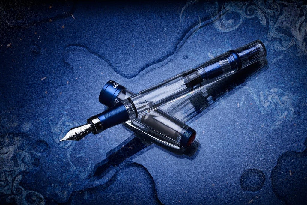 Pióro wieczne TWSBI Diamond 580 AL | Navy Blue