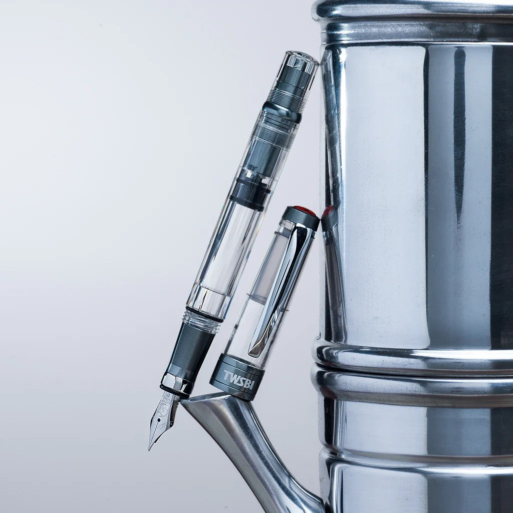 Pióro wieczne TWSBI Diamond 580 AL | Nickel Gray
