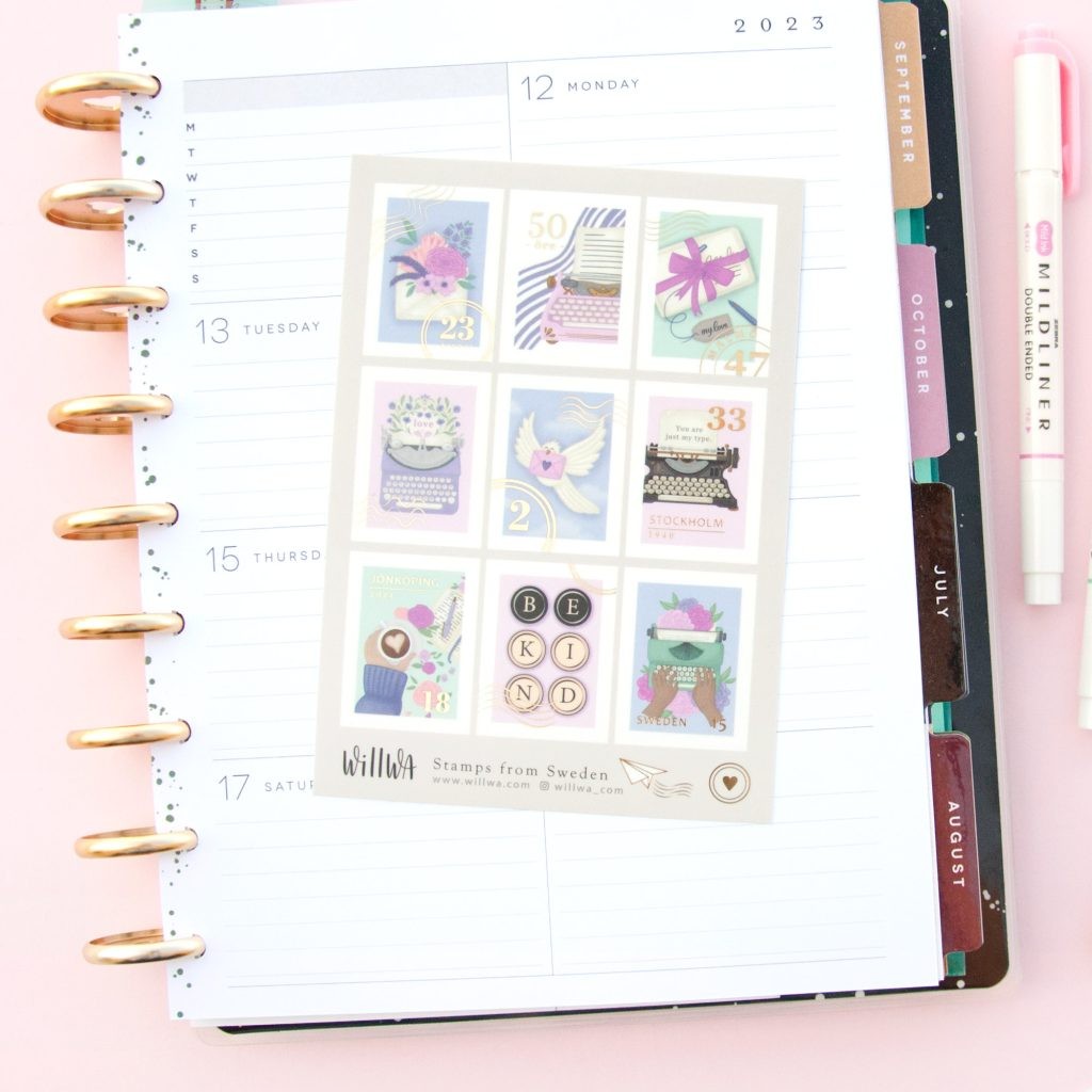 Naklejki Willwa | Znaczki Pocztowe