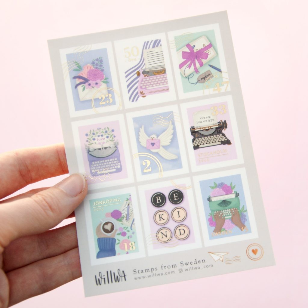 Naklejki Willwa | Znaczki Pocztowe