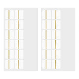 Naklejki indeksujące Midori Chiratto | Złote