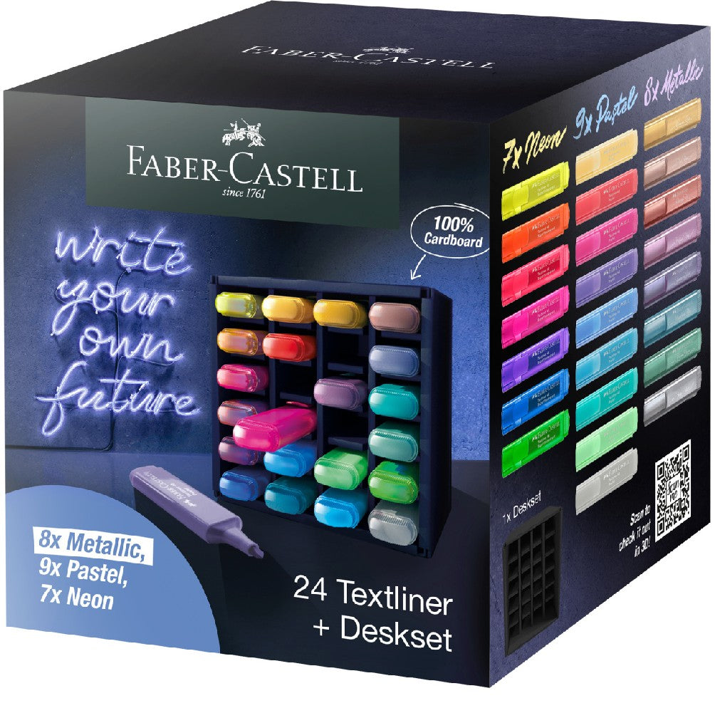 Zestaw zakreślaczy Faber-Castell 24 szt.