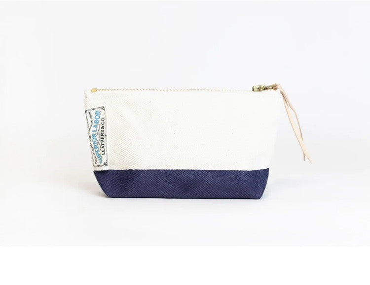 Etui The Superior Labor Cotton Canvas Pouch 02 | Granatowe