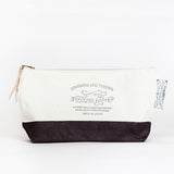 Etui The Superior Labor: Cotton Canvas Pouch 04 | Brązowe