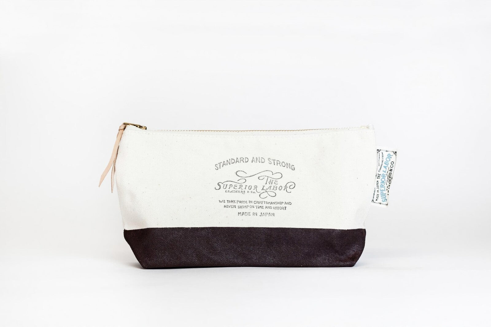 Etui The Superior Labor: Cotton Canvas Pouch 04 | Brązowe