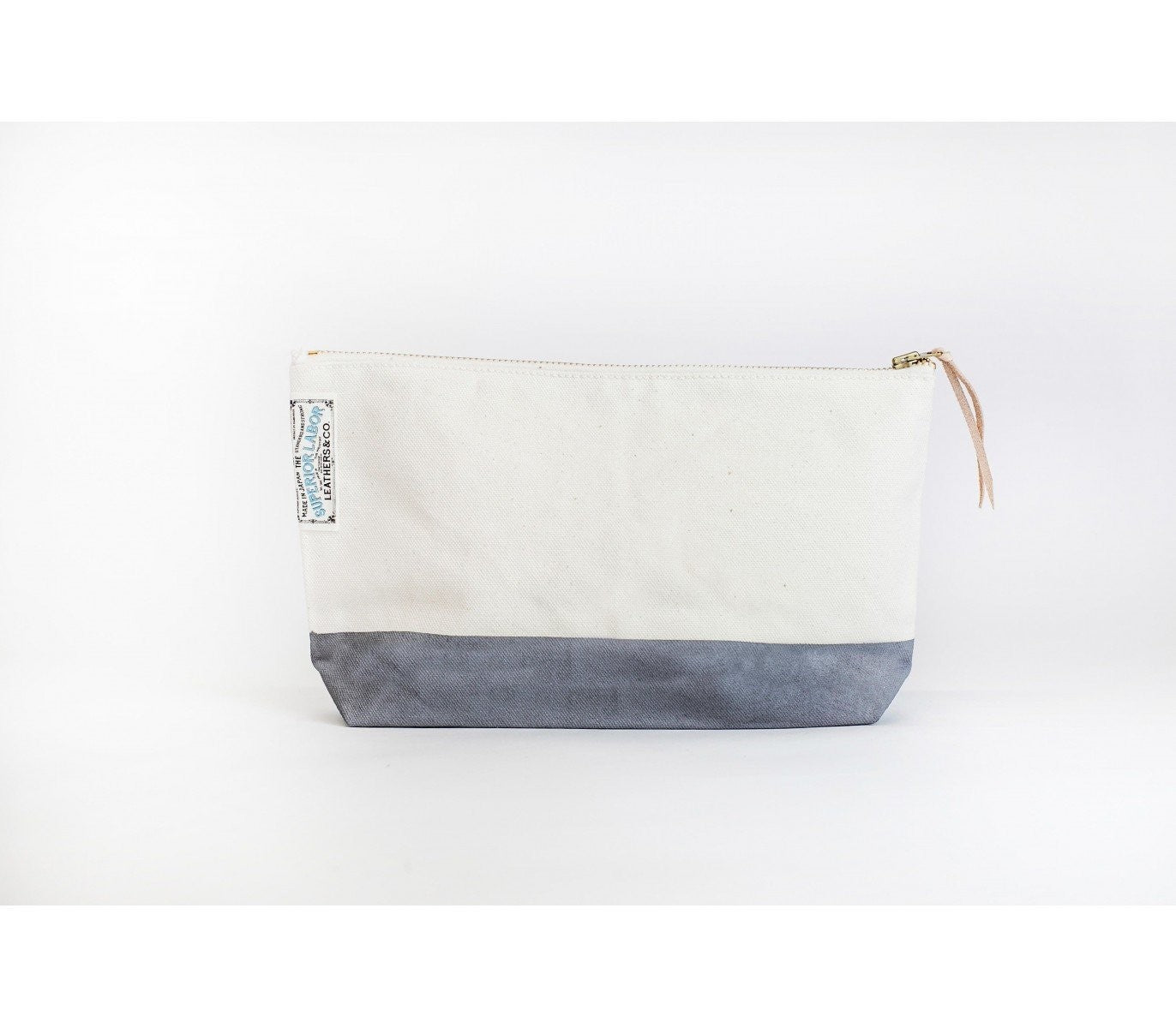 Etui The Superior Labor: Cotton Canvas Pouch 04 | Szare