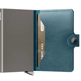 Portfel SECRID Premium Miniwallet Dusk | Turkusowy