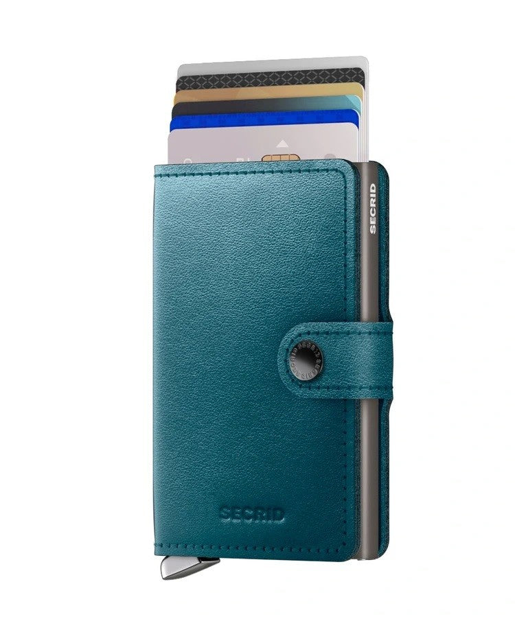 Portfel SECRID Premium Miniwallet Dusk | Turkusowy