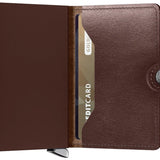 Portfel SECRID Premium Miniwallet Dusk | Brązowy