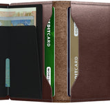 Portfel SECRID Premium Miniwallet Dusk | Brązowy