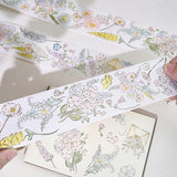 Taśma Washi Pre-Cut | Wiosenne Kwiaty