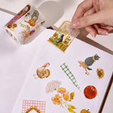 Taśma Washi Pre-Cut | Jesienne kadry