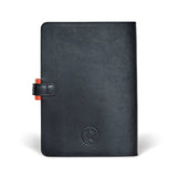 Yokohama Ateliers Phileas A5 Leather Cover | Black and Orange