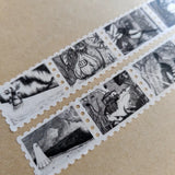 Taśma washi | Znaczki: Upiorny świat