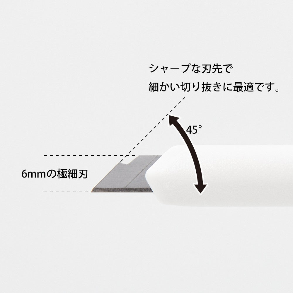 Nożyk Midori | Biały