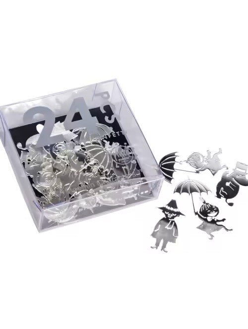 Metalowe Konfetti Rodzina Muminków | 24 szt.