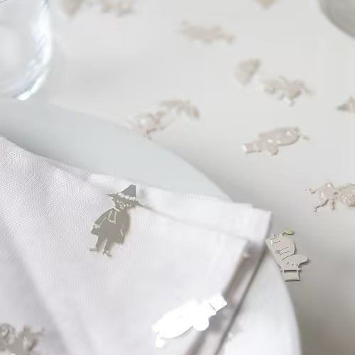 Metalowe Konfetti Rodzina Muminków | 24 szt.