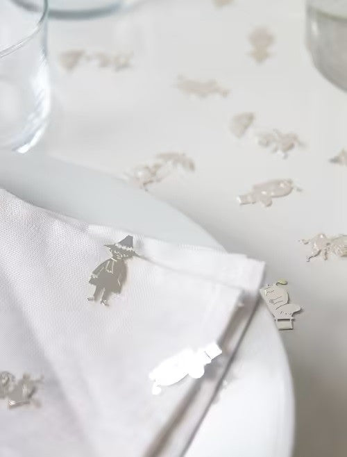 Metalowe Konfetti Rodzina Muminków | 24 szt.