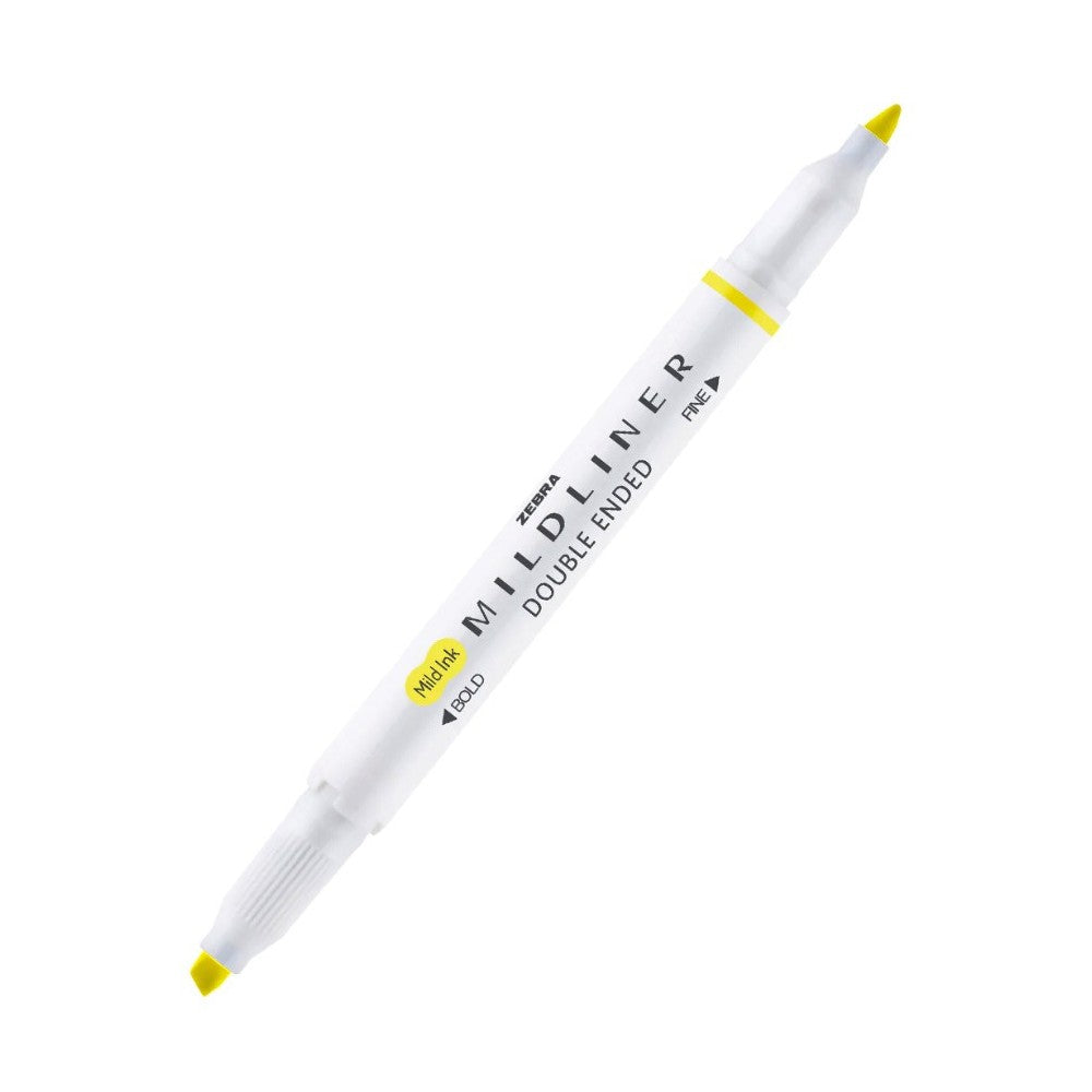 Zakreślacz dwustronny MILDLINER z podwójną końcówką Zebra | Fluorescencyjny