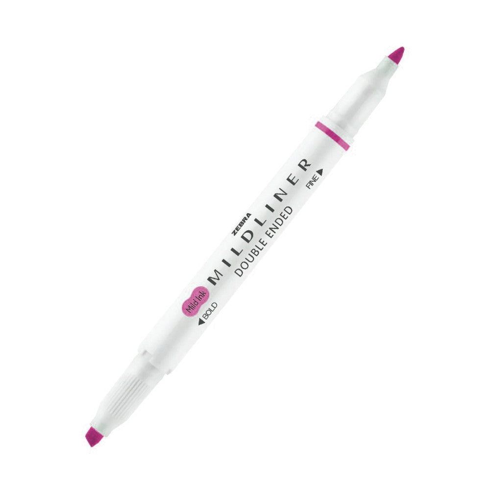 Zakreślacz dwustronny MILDLINER z podwójną końcówką Zebra | Fluorescencyjny