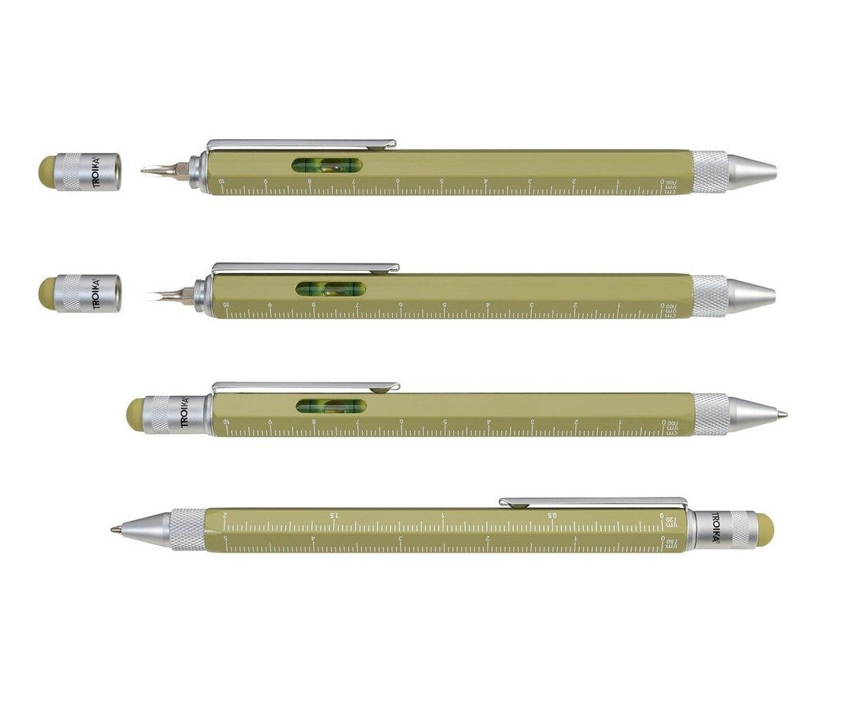 Długopis wielozadaniowy Troika Construction | Oliwkowy