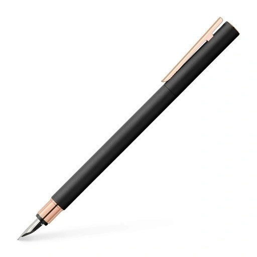 Pióro wieczne Faber-Castell NEO Slim Metal | Black Rose Gold