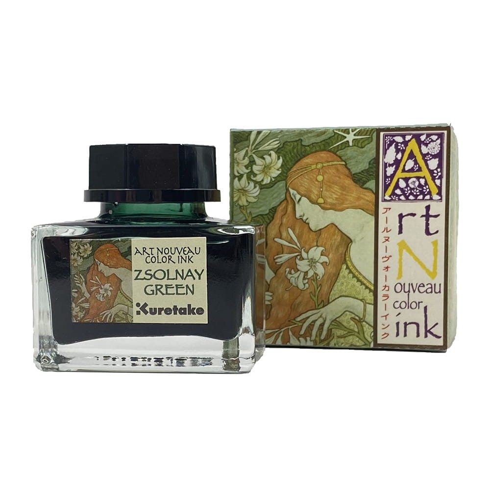 Atrament Kuretake Ink-Cafe Art Nouveau | Zsolnay Green