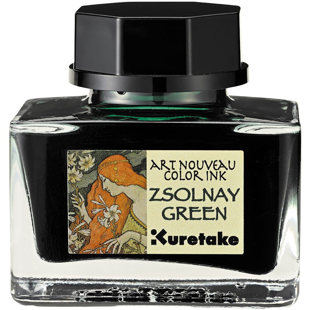 Atrament Kuretake Ink-Cafe Art Nouveau | Zsolnay Green