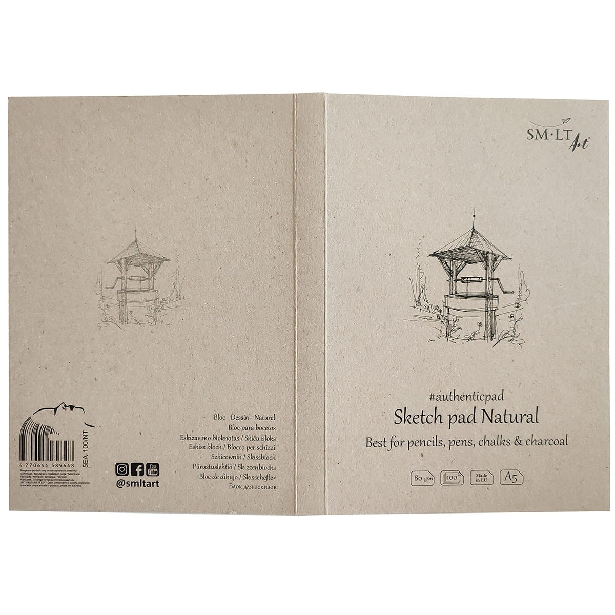 Szkicownik SM-LT Sketch Pad Natural | A5