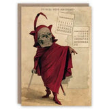 Kartka okolicznościowa | "Do diabła z urodzinami"