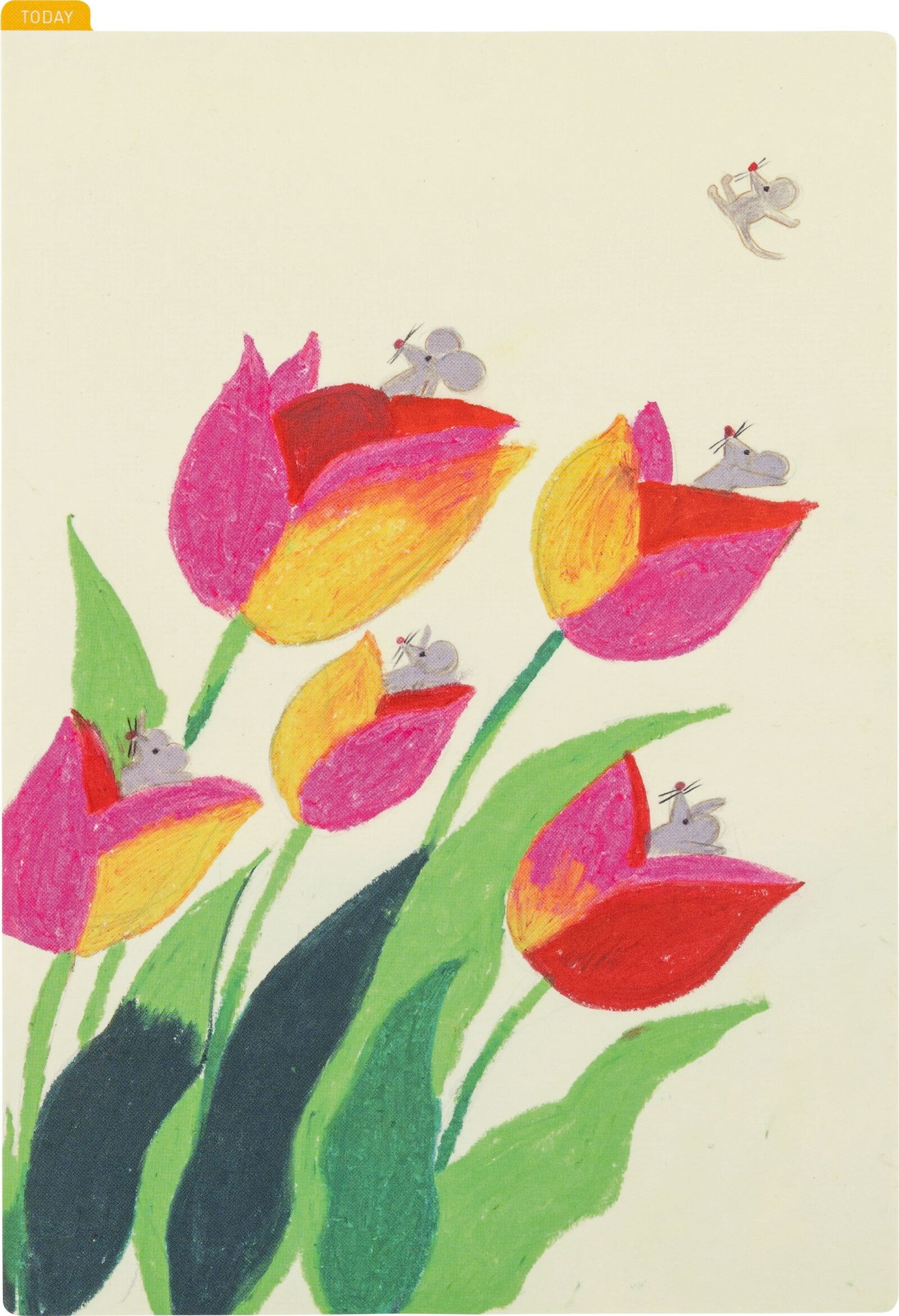 Liniuszek Hobonichi A5 | Keiko Shibata: Swaying tulips