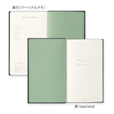 Pamiętnik 5-letni Midori Haftowane kwiaty | Czarny