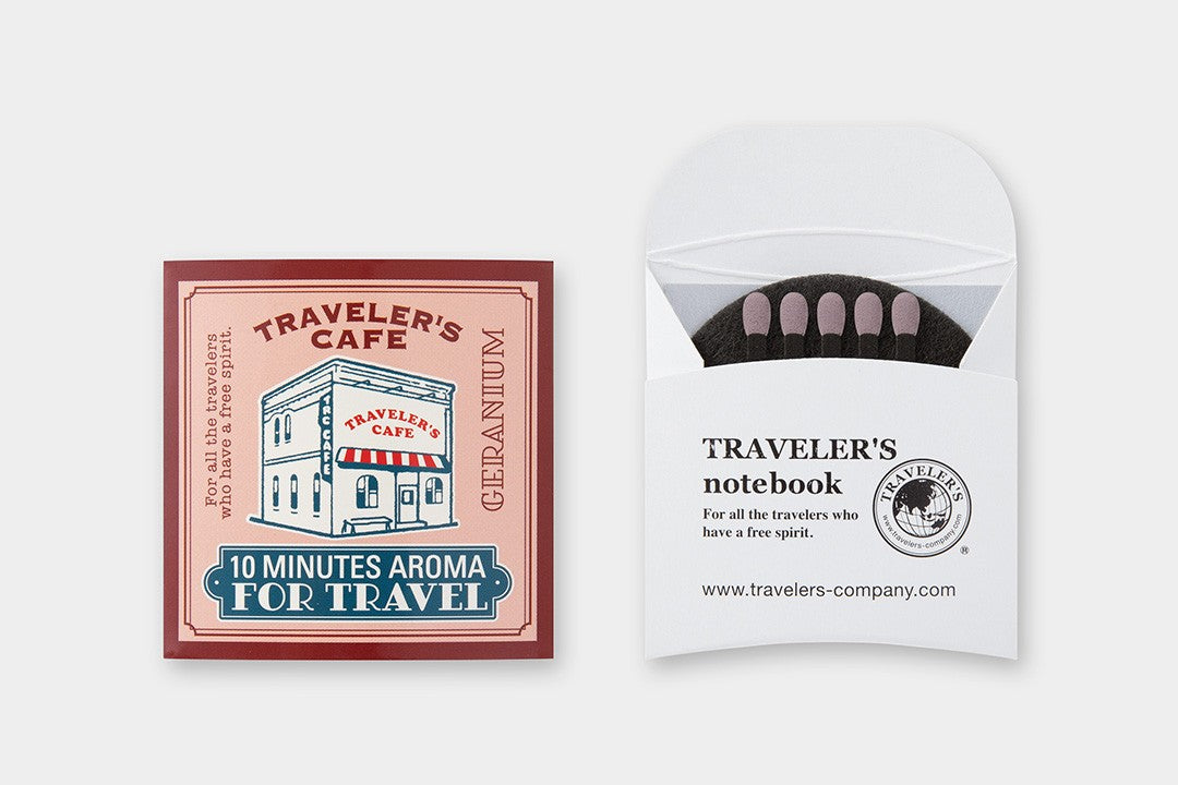 Kadzidło Hibi × TRAVELER’S COMPANY 10 minutes Aroma | Geranium