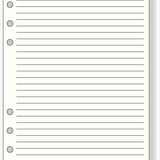 Wkład do segregatora w linie A5 | Kremowy