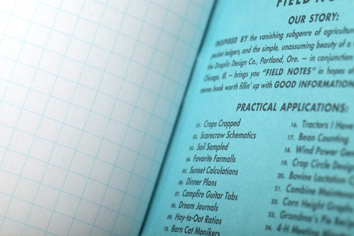 Notesy Field Notes Heartland 3 szt. w kratkę