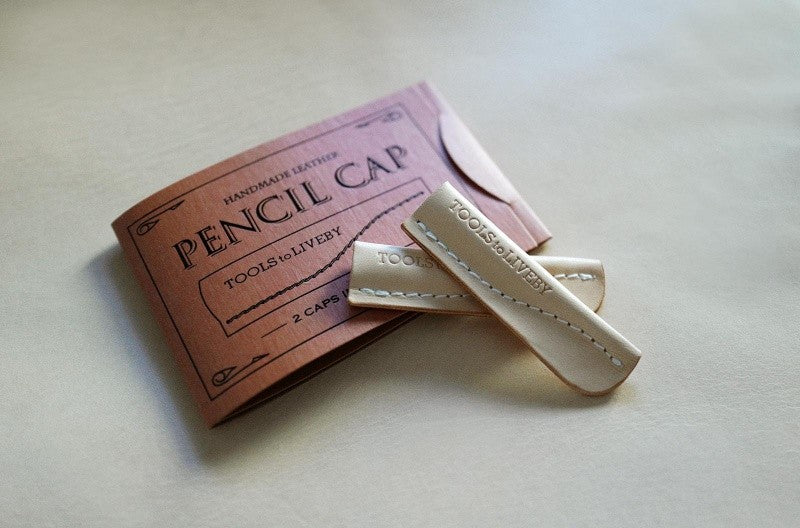 Skórzana zatyczka na ołówek Tools to Liveby | Naturalna