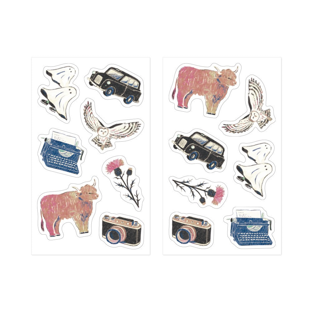 Naklejki dekoracyjne Midori | Czarne