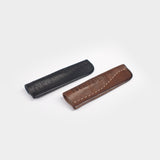 Skórzana zatyczka na ołówek Tools to Liveby | Czarna i brązowa