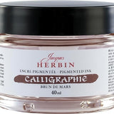 Tusz pigmentowy do kaligrafii J. Herbin 40 ml | Brązowy