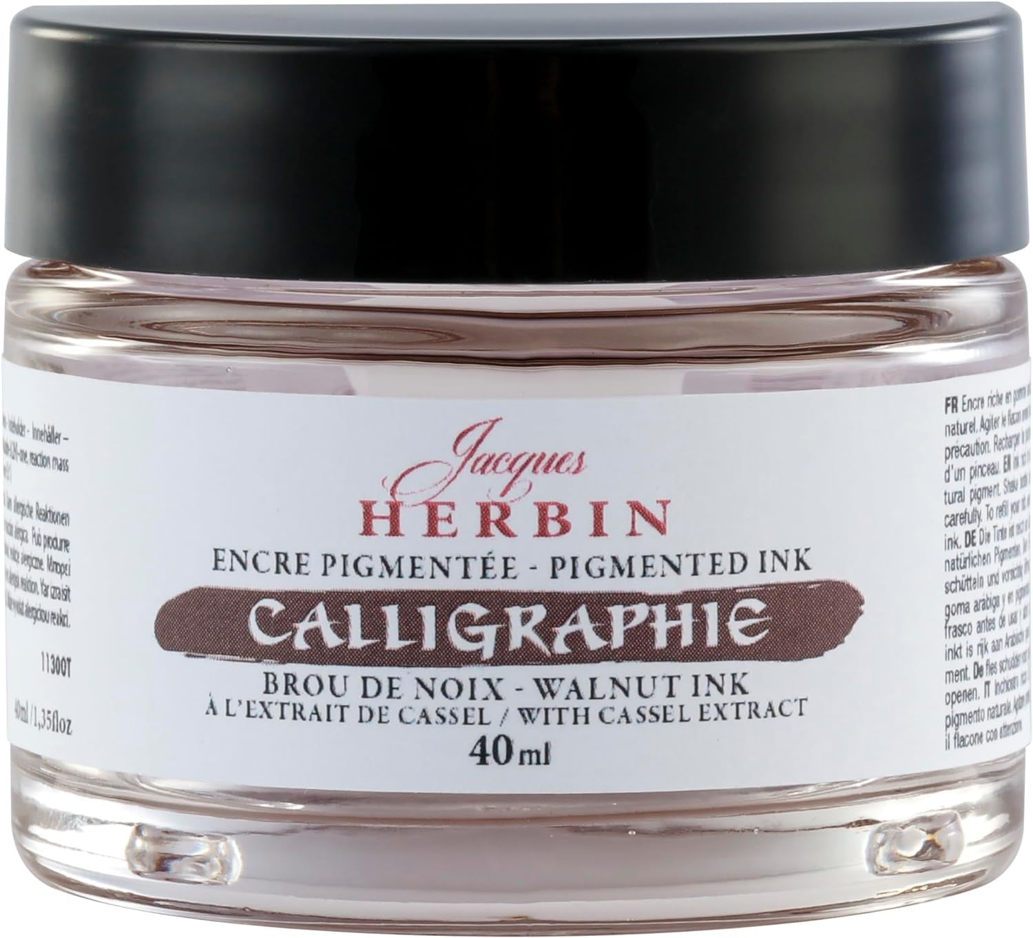 Tusz pigmentowy do kaligrafii J. Herbin 40 ml | Orzechowy