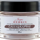 Tusz pigmentowy do kaligrafii J. Herbin 40 ml | Orzechowy