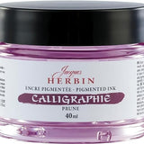 Tusz pigmentowy do kaligrafii J. Herbin 40 ml | Śliwkowy