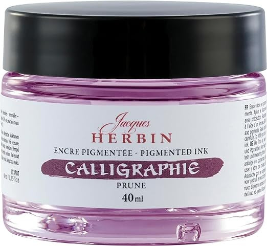 Tusz pigmentowy do kaligrafii J. Herbin 40 ml | Śliwkowy