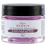 Tusz pigmentowy do kaligrafii J. Herbin 40 ml | Śliwkowy