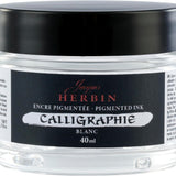 Tusz pigmentowy do kaligrafii J. Herbin 40 ml | Biały