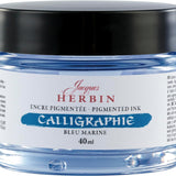 Tusz pigmentowy do kaligrafii J. Herbin 40 ml | Morski