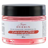Tusz pigmentowy do kaligrafii J. Herbin 40 ml | Czerwony